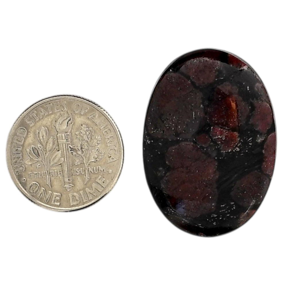 Eudialyte 20.5x28.75x4.5 mm Oval Shape Polished Gemstone LS104-06070
