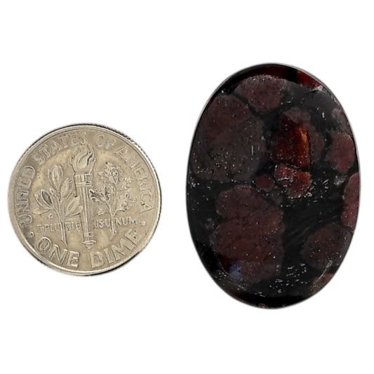 Eudialyte 20.5x28.75x4.5 mm Oval Shape Polished Gemstone LS104-06070