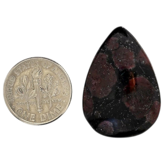 Eudialyte 20.45x29x5 mm Pear Shape Polished Gemstone LS104-06071