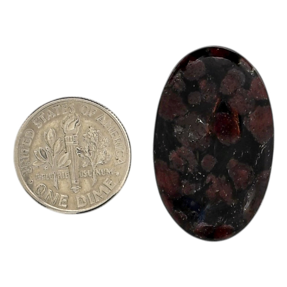 Eudialyte 18.4x29.6x5 mm Oval Shape Polished Gemstone LS104-06074