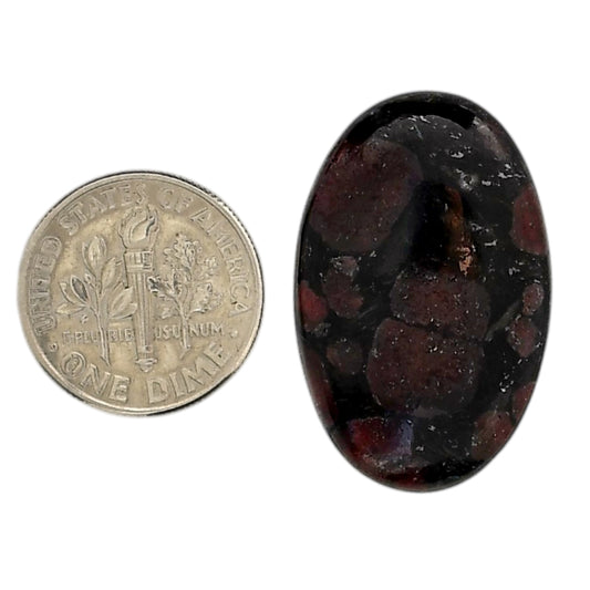 Eudialyte 18.7x29x5 mm Oval Shape Polished Gemstone LS104-06077
