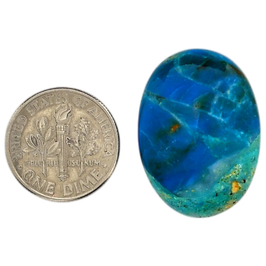 Peruvian Opalina 19x26.2x6.4 mm Oval Shape Polished Gemstone LS105-06091