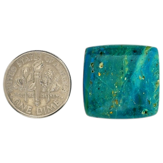 Peruvian Opalina 19.5x20.2x6.4 mm Cushion Shape Polished Gemstone LS105-06093