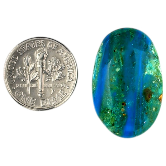 Peruvian Opalina 17.1x26.65x5.5 mm Oval Shape Polished Gemstone LS105-06104