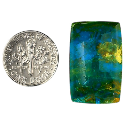 Peruvian Opalina 17x26.45x6 mm Cushion Shape Polished Gemstone LS105-06106