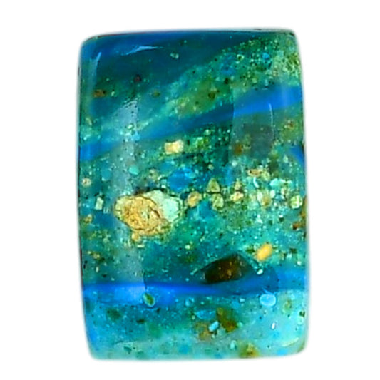 Peruvian Opalina 14.7x21.25x6 mm Baguette Shape Polished Gemstone LS105-06108