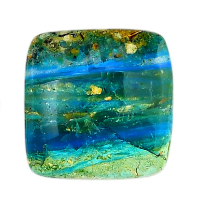 Peruvian Opalina 25x25.4x6.5 mm Cushion Shape Polished Gemstone LS105-06109