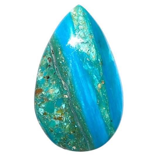 Peruvian Opalina 15.3x25.25x5 mm Pear Shape Polished Gemstone LS105-08612