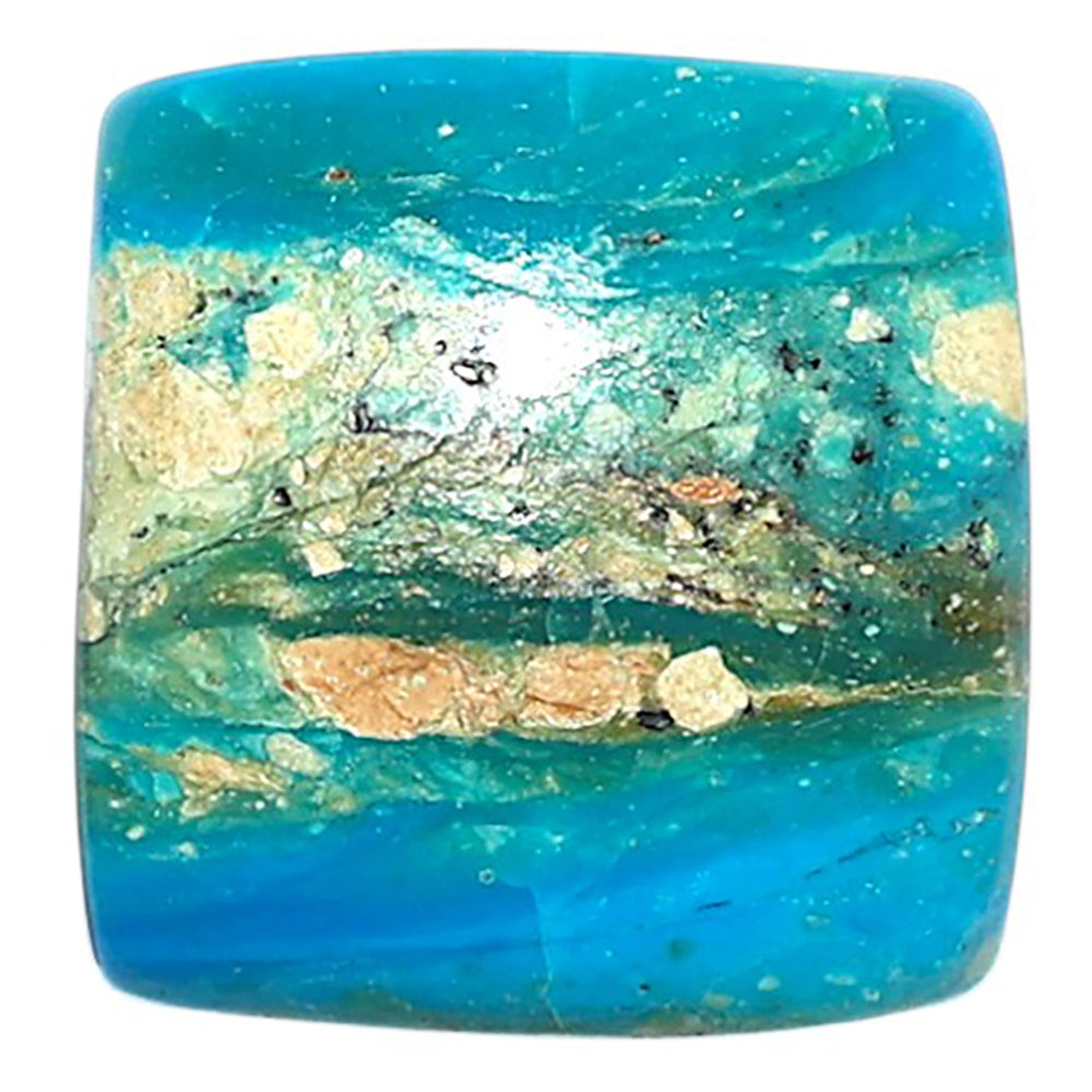 Peruvian Opalina 18.9x19.6x6.4 mm Baguette Shape Polished Gemstone LS105-08615