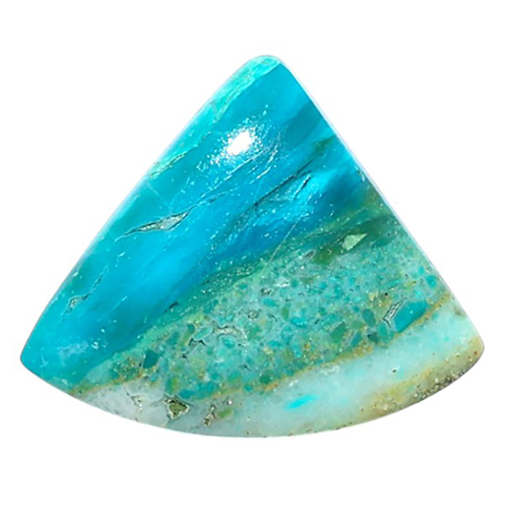 Peruvian Opalina 20.3x24.65x4 mm Fancy Shape Polished Gemstone LS105-08616