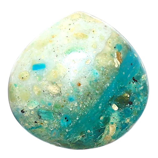 Peruvian Opalina 18.5x19x5.5 mm Heart Shape Polished Gemstone LS105-08617