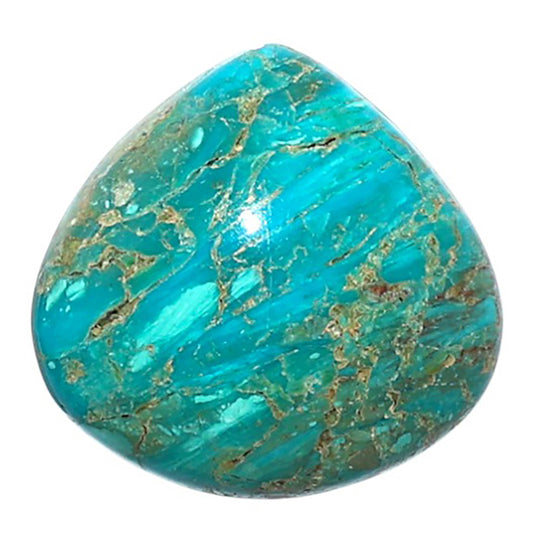 Peruvian Opalina 19.7x20.3x6.5 mm Heart Shape Polished Gemstone LS105-08622