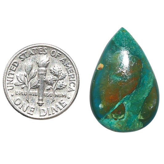 Peruvian Opalina 16.3x24.65x4.8 mm Pear Shape Polished Gemstone LS105-08624