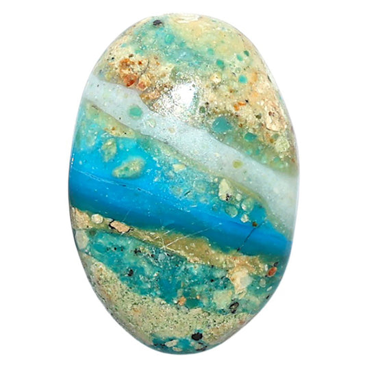 Peruvian Opalina 18.7x27.45x6.7 mm Oval Shape Polished Gemstone LS105-08627