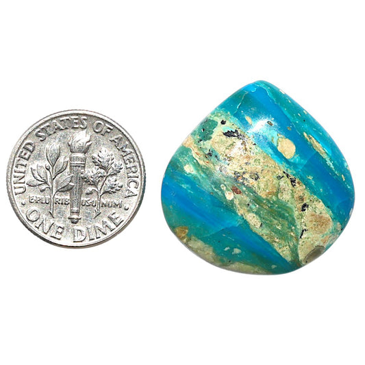 Peruvian Opalina 24.8x24.9x6 mm Heart Shape Polished Gemstone LS105-08628
