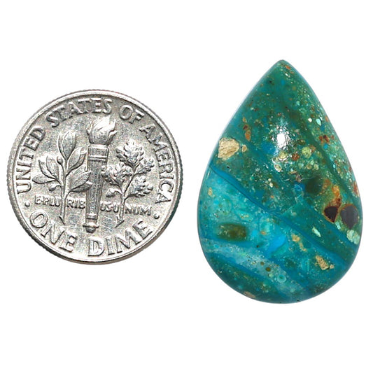 Peruvian Opalina 16.8x24.8x6.8 mm Pear Shape Polished Gemstone LS105-08632