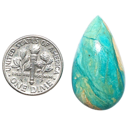 Peruvian Opalina 15.9x27.9x6 mm Pear Shape Polished Gemstone LS105-08636