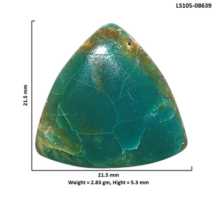 Peruvian Opalina 21.5x21.5x5.3 mm Fancy Shape Polished Gemstone LS105-08639
