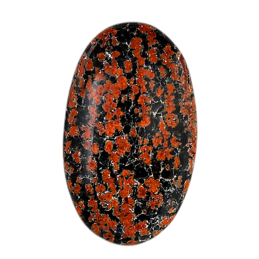 Fireworks Obsidian 23.6x39.3x5.5 mm Oval Shape Polished Gemstone LS106-06124
