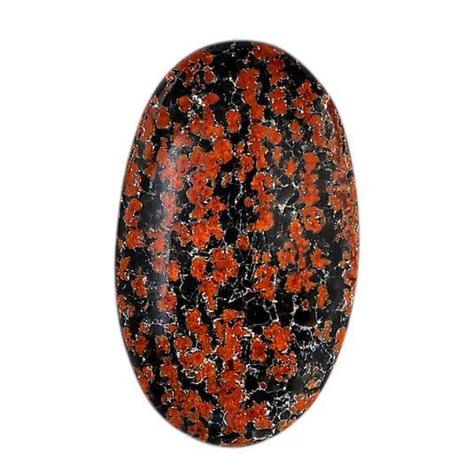 Fireworks Obsidian 23.6x39.3x5.5 mm Oval Shape Polished Gemstone LS106-06124
