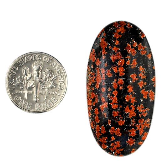 Fireworks Obsidian 20x39x6 mm Oval Shape Polished Gemstone LS106-06125