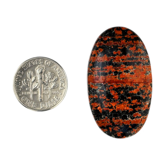 Fireworks Obsidian 21.25x36.35x5.5 mm Oval Shape Polished Gemstone LS106-06126