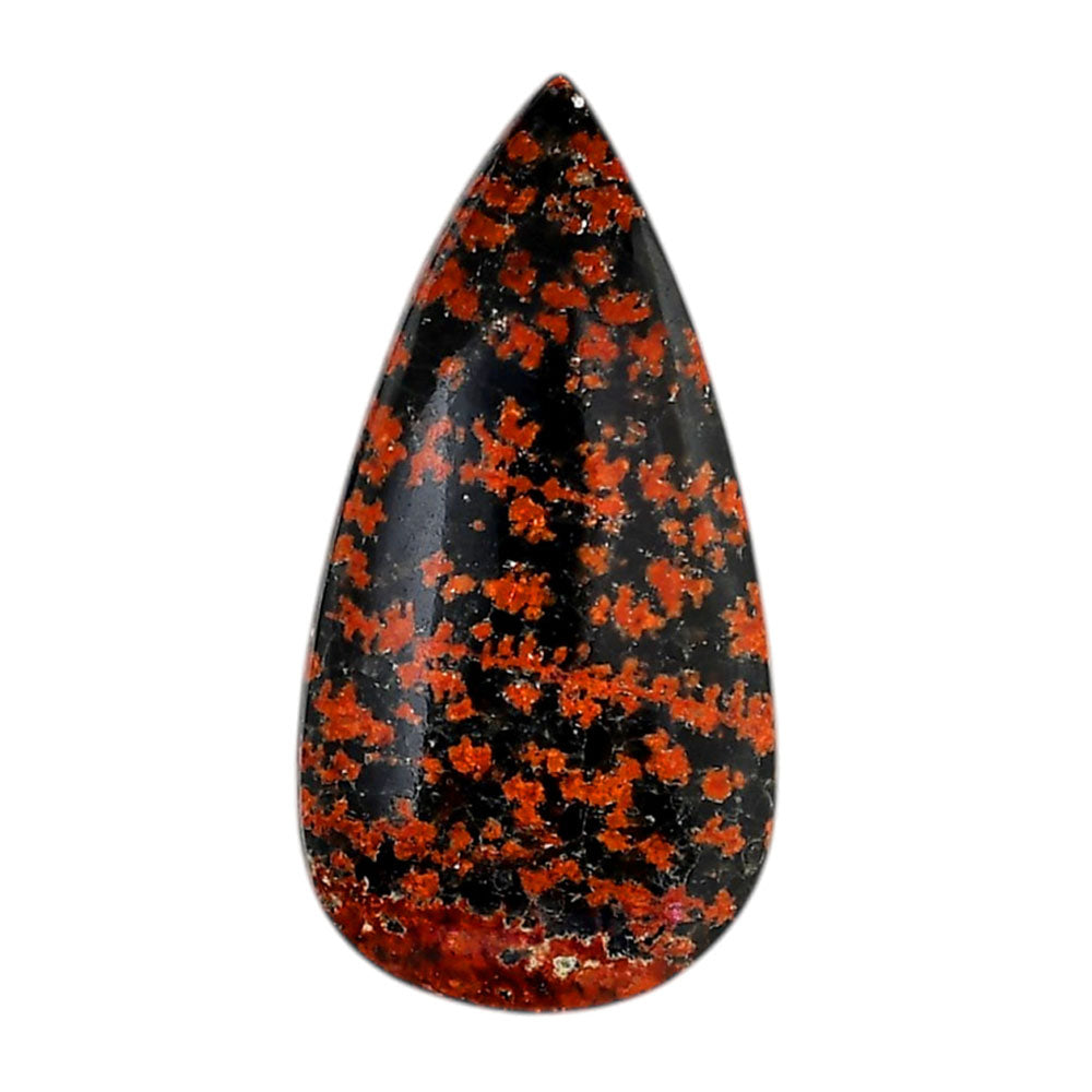 Fireworks Obsidian 22.75x44.15x6 mm Pear Shape Polished Gemstone LS106-06127