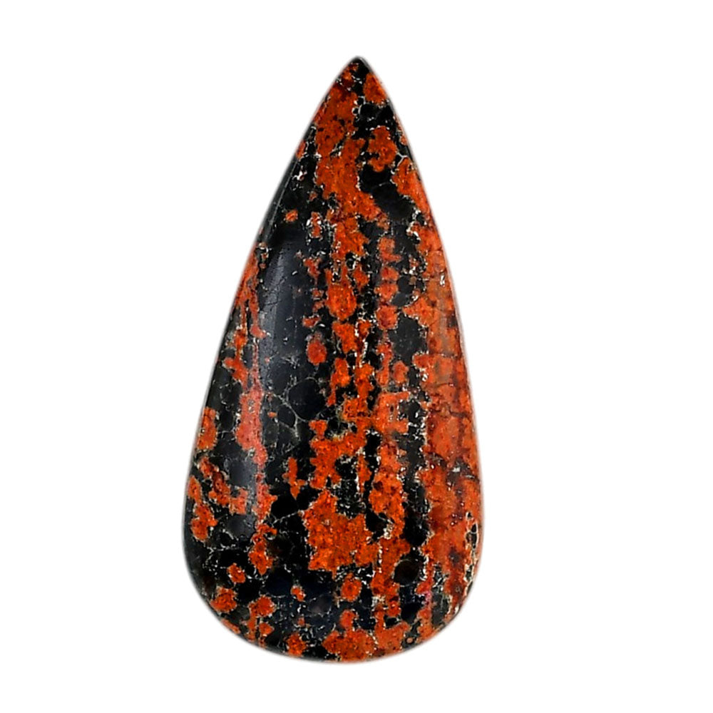 Fireworks Obsidian 21.65x43.4x6.3 mm Pear Shape Polished Gemstone LS106-06130