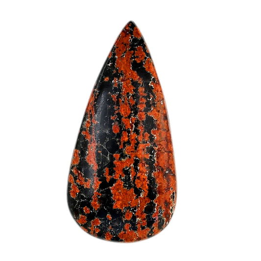 Fireworks Obsidian 21.65x43.4x6.3 mm Pear Shape Polished Gemstone LS106-06130