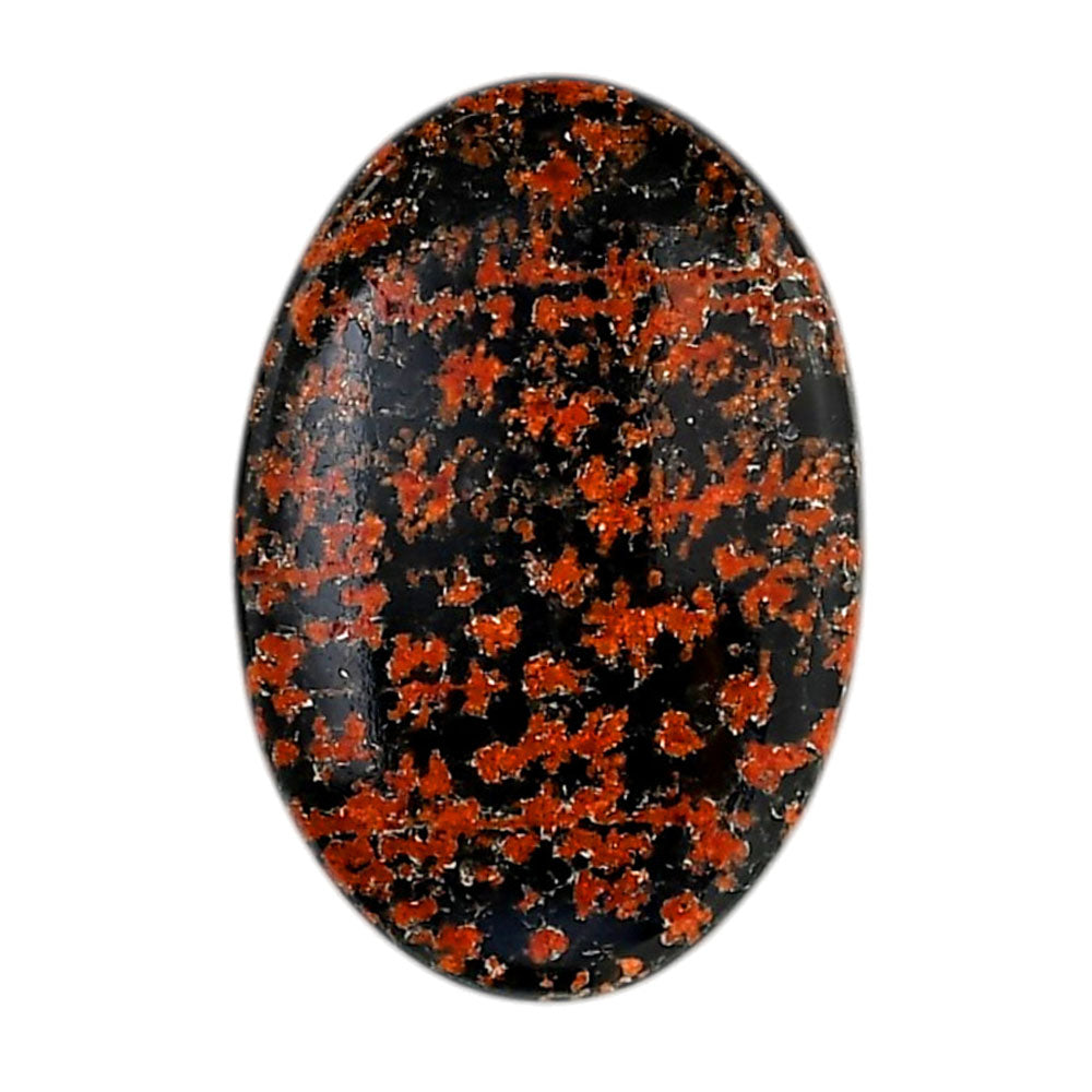 Fireworks Obsidian 23x33.55x4.8 mm Oval Shape Polished Gemstone LS106-06134