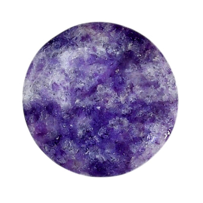 Lepidolite 26.6x26.6x6 mm Round Shape Polished Gemstone LS107-06157