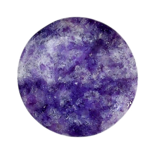 Lepidolite 26.6x26.6x6 mm Round Shape Polished Gemstone LS107-06157