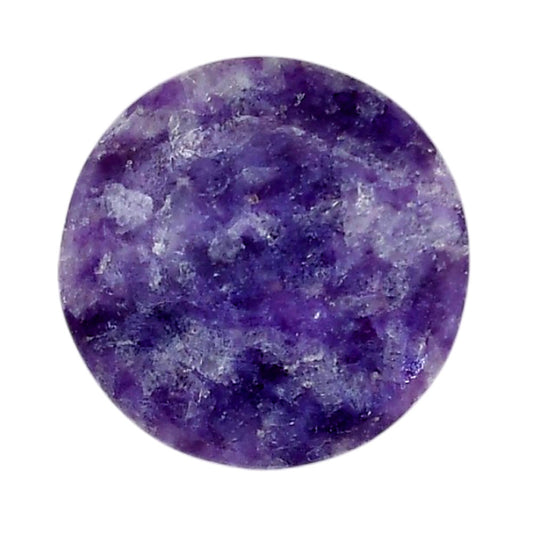 Lepidolite 26.4x26.4x5.7 mm Round Shape Polished Gemstone LS107-06158