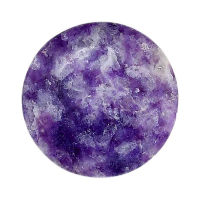 Lepidolite 26.5x26.5x5 mm Round Shape Polished Gemstone LS107-06159