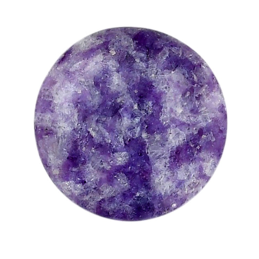 Lepidolite 26.4x26.4x5.5 mm Round Shape Polished Gemstone LS107-06161