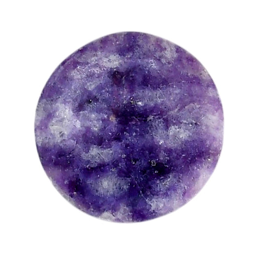 Lepidolite 25.8x25.8x5 mm Round Shape Polished Gemstone LS107-06162