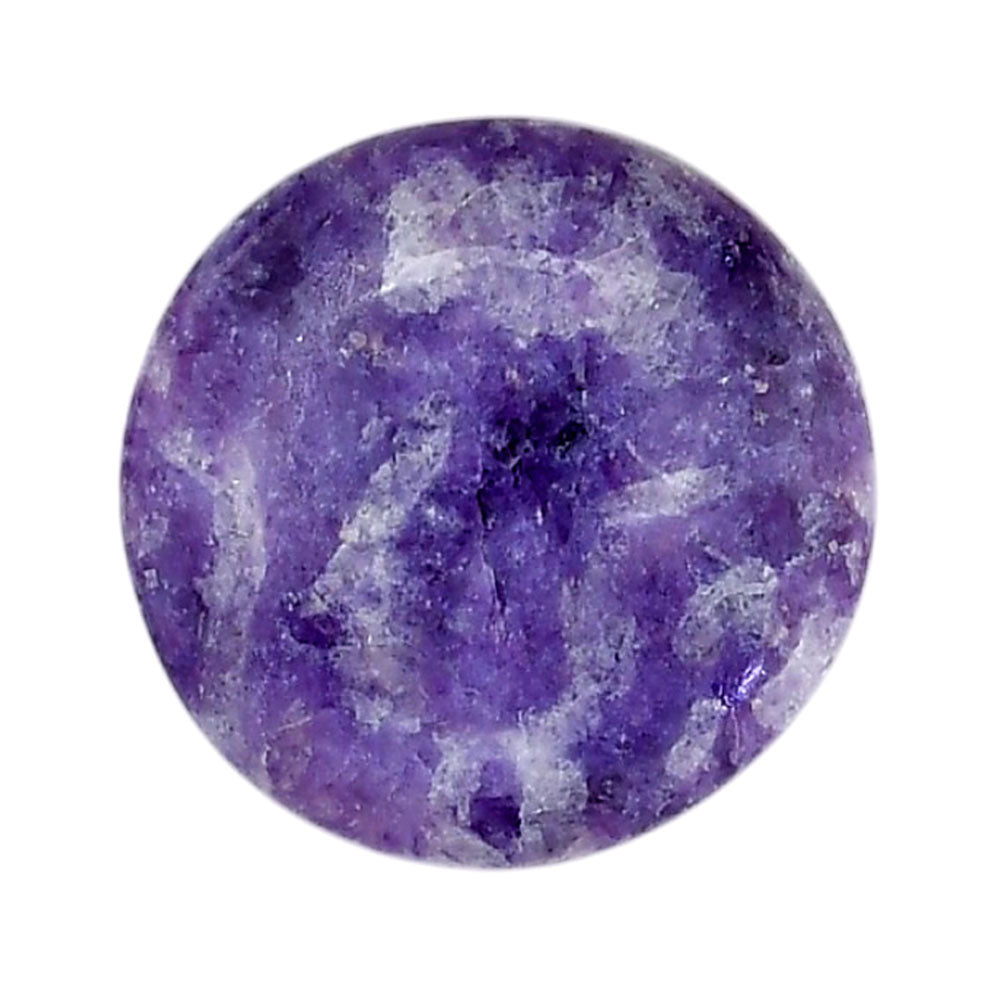 Lepidolite 25.8x25.8x6 mm Round Shape Polished Gemstone LS107-06163