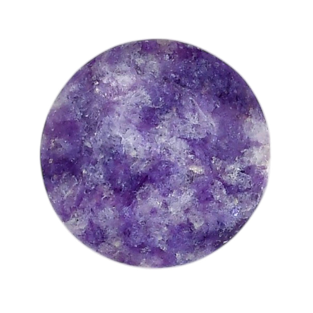 Lepidolite 24.5x24.5x5.7 mm Round Shape Polished Gemstone LS107-06165