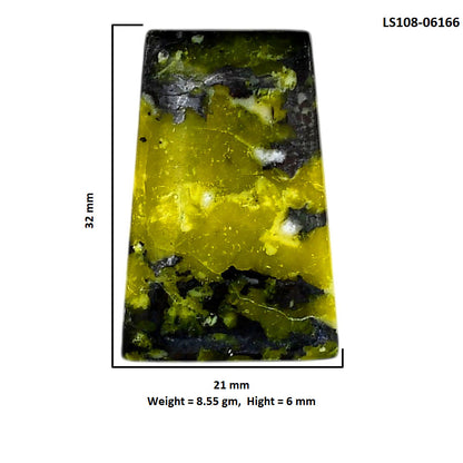 Lizardite 21x32x6 mm Fancy Shape Polished Gemstone LS108-06166
