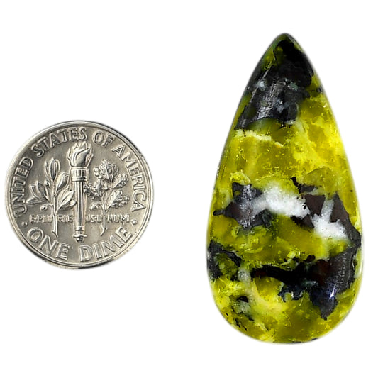 Lizardite 19x36.9x6.7 mm Pear Shape Polished Gemstone LS108-06173