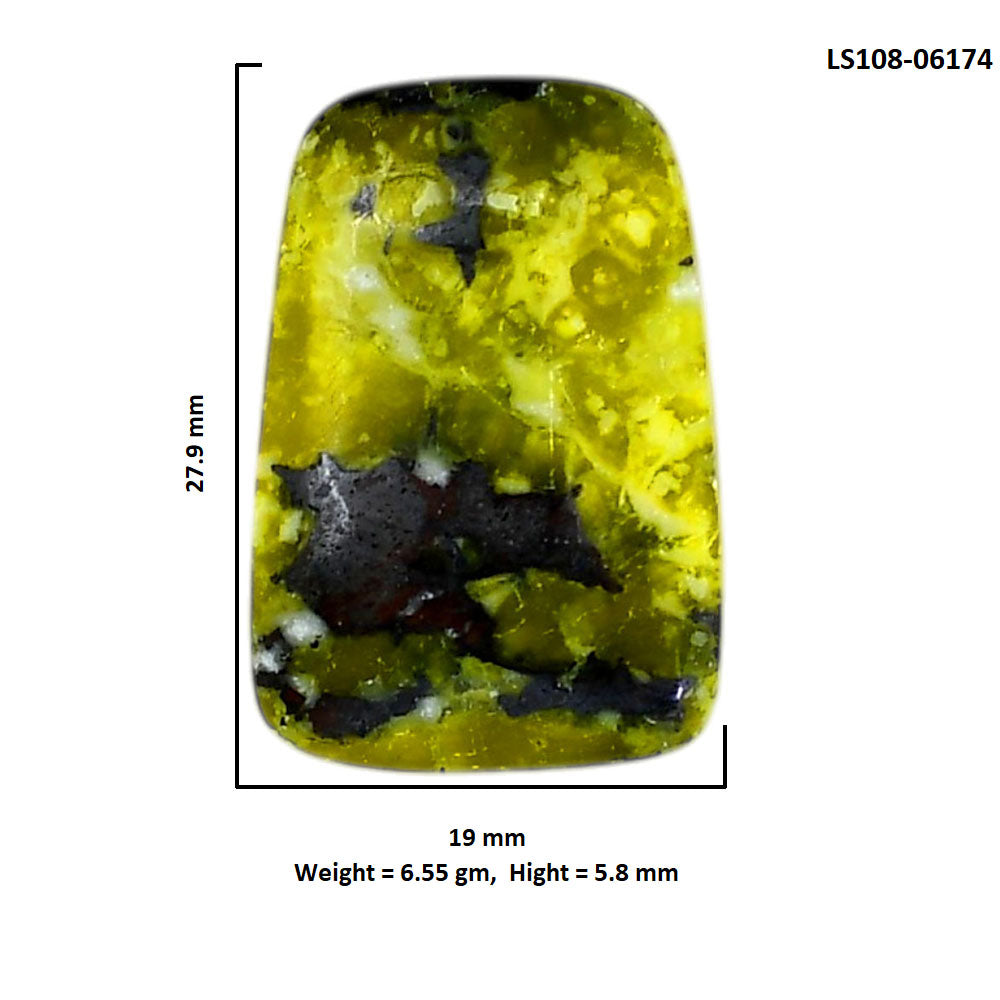 Lizardite 19x27.9x5.8 mm Fancy Shape Polished Gemstone LS108-06174