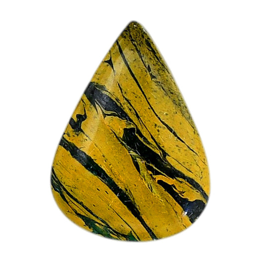 Mariposite 21.75x29.7x5 mm Pear Shape Polished Gemstone LS109-06183