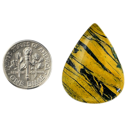 Mariposite 22.4x29x5 mm Pear Shape Polished Gemstone LS109-06184