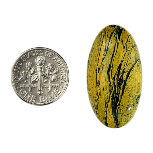 Mariposite 16.9x31.45x6.7 mm Oval Shape Polished Gemstone LS109-06188