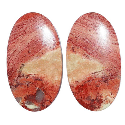 Snake Skin Jasper Pair 13.2x23.6x4 mm Oval Shape Polished Gemstone LS11-07262