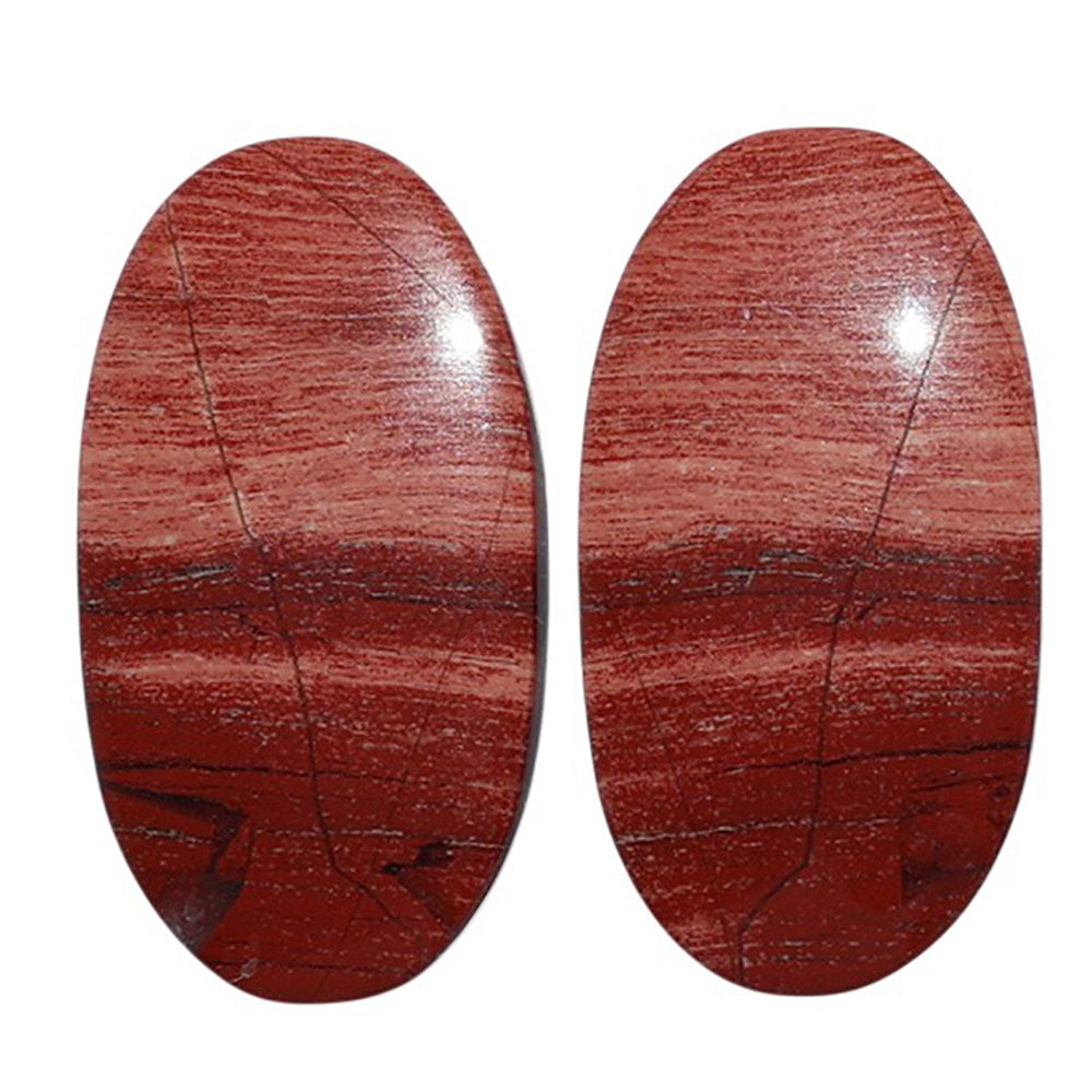 Snake Skin Jasper Pair 13.1x24.7x4.7 mm Oval Shape Polished Gemstone LS11-07270