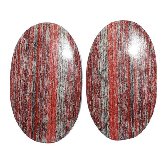 Snake Skin Jasper Pair 14x23.85x4.5 mm Oval Shape Polished Gemstone LS11-07271
