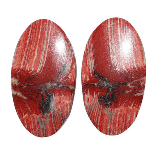 Snake Skin Jasper Pair 13.4x24.4x4 mm Oval Shape Polished Gemstone LS11-07274