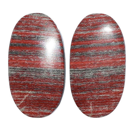 Snake Skin Jasper Pair 12.4x23.2x4.5 mm Oval Shape Polished Gemstone LS11-07278
