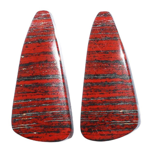 Snake Skin Jasper Pair 11.5x25.7x4.5 mm Fancy Shape Polished Gemstone LS11-07285